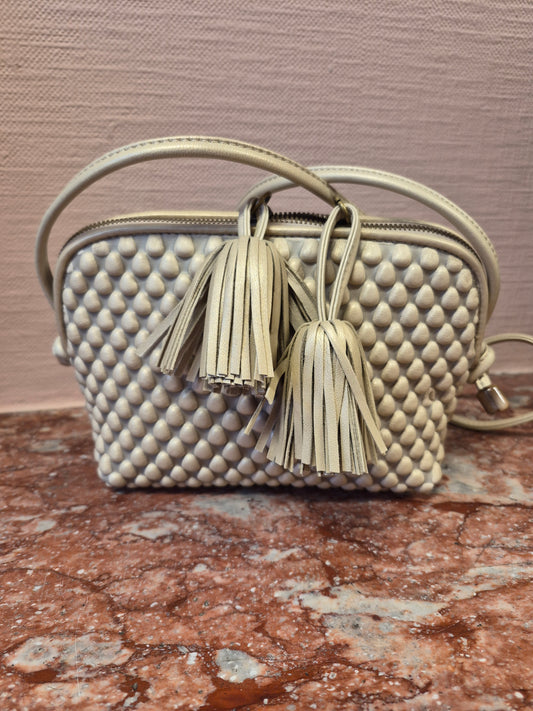 Tissa Fontaneda Gizmo Small Gold Nacre Bag