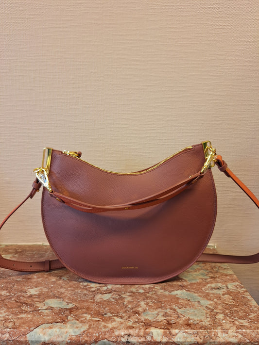 Handbag Grained Leather Malory