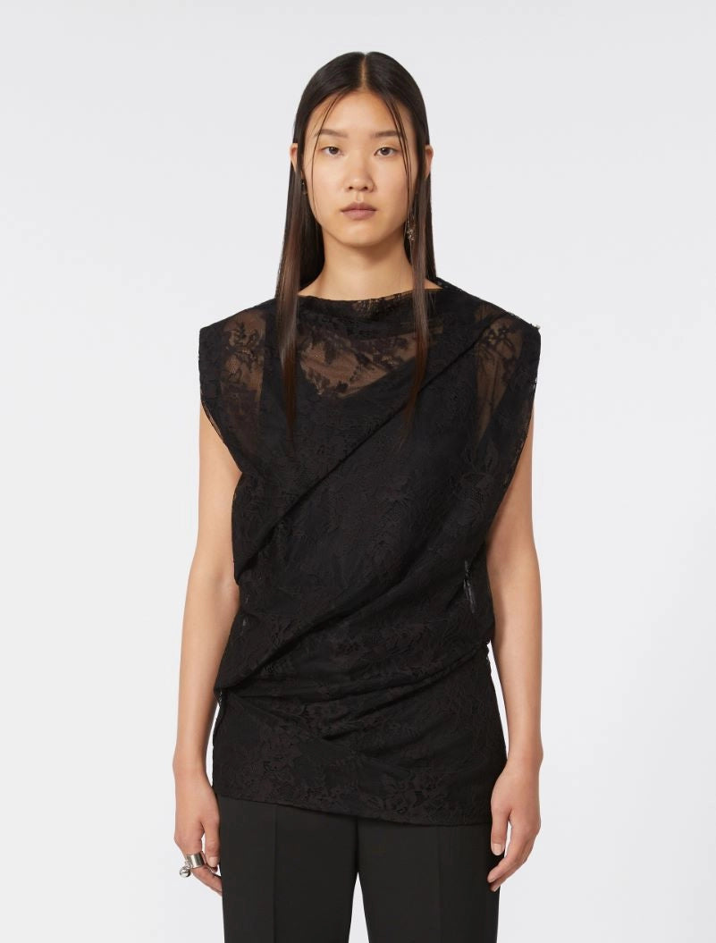 Sportmax  Lace Black Top
