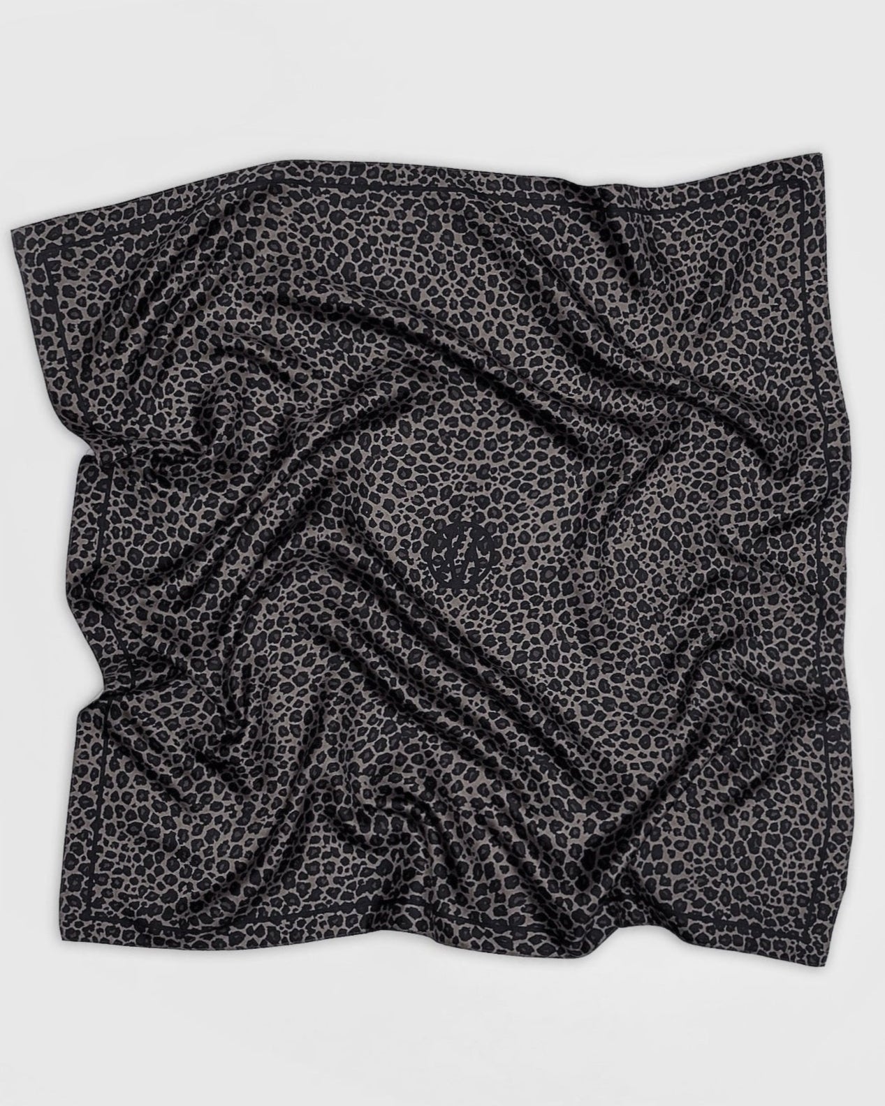 Lescarf Leo Grey Print Scarf