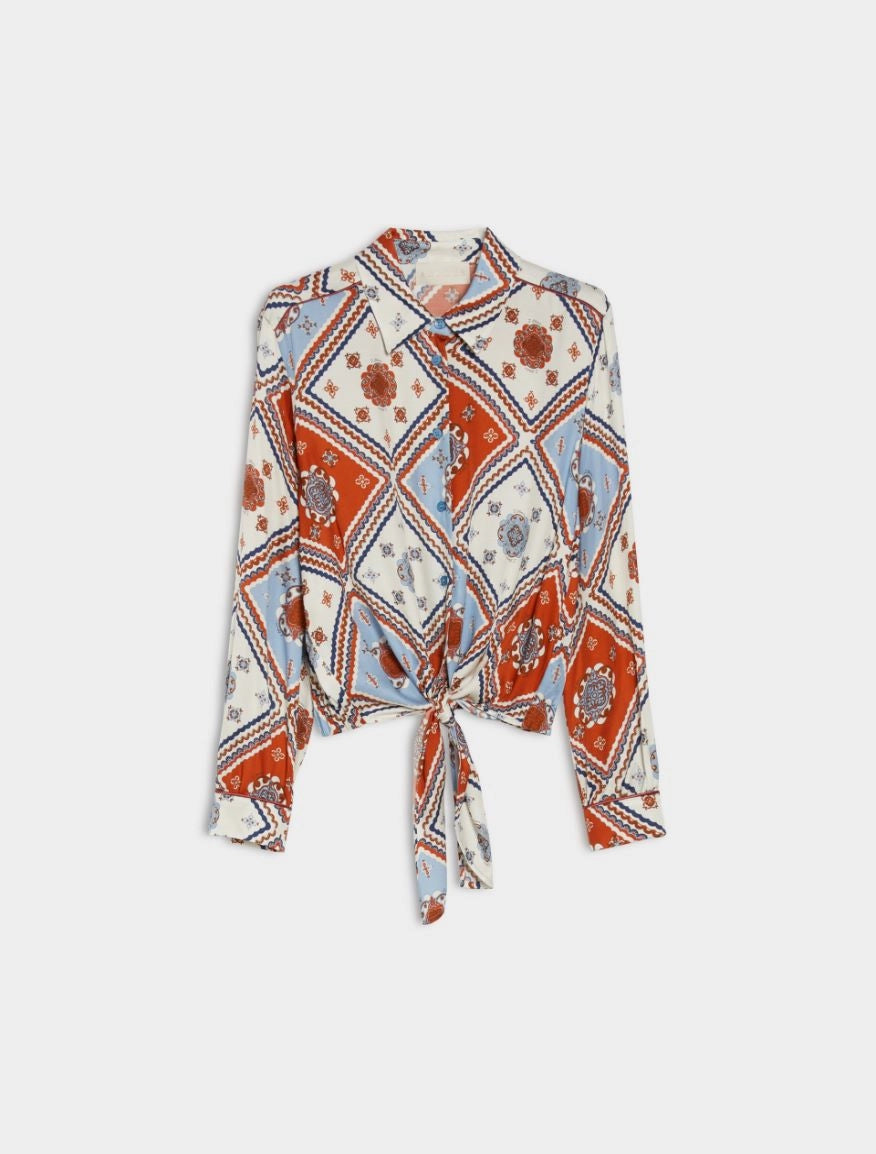 Iblues Iblpattino Vibrant Print Shirt