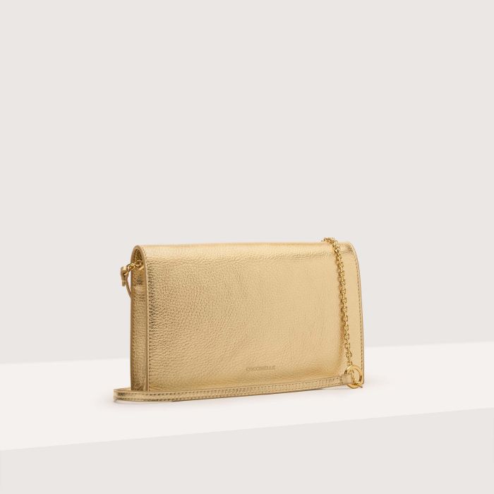 Coccinelle Gold Dandy Clutch