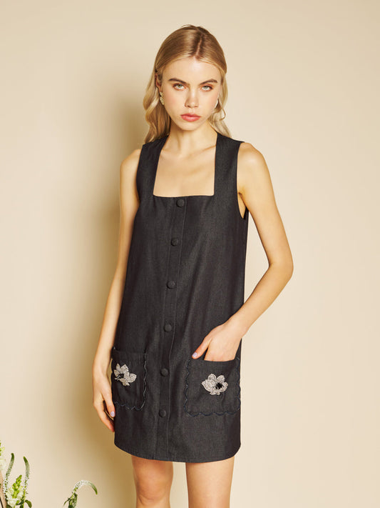 Sister Jane Rosemary Denim Mini Dress