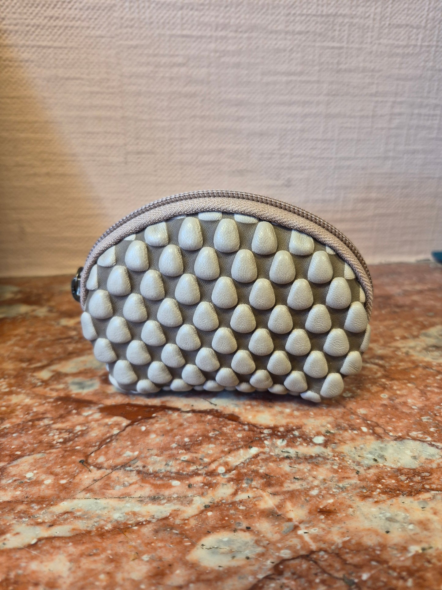 Tissa Fontaneda  Half Moon Purse Ash Grey