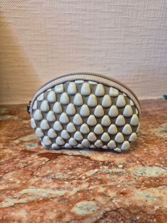Tissa Fontaneda  Half Moon Purse Ash Grey