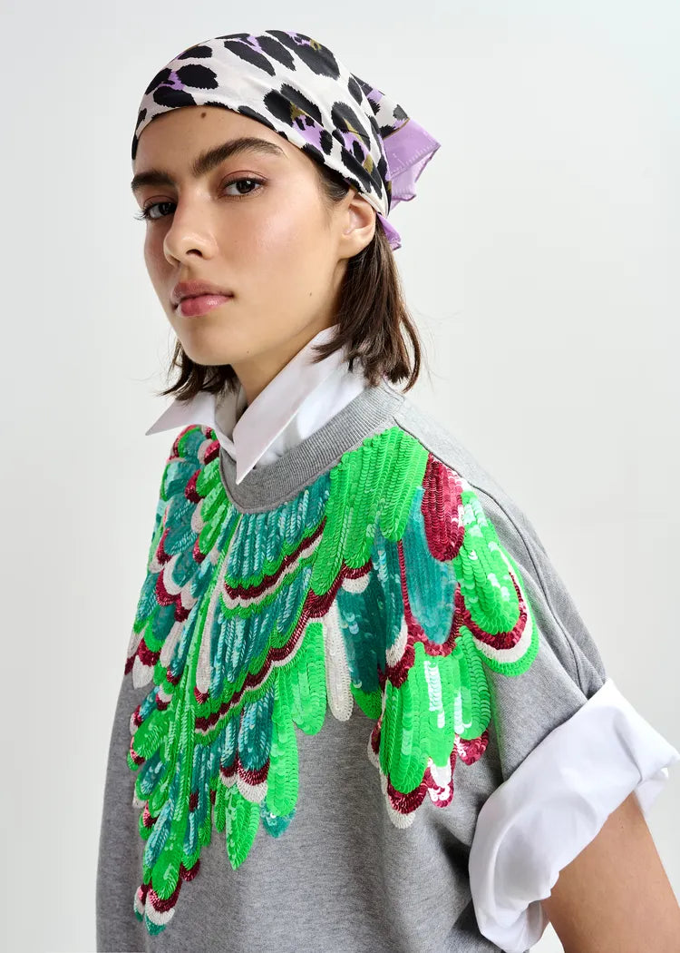 Essentiel Antwerp Jolies Embroidered Sweatshirt