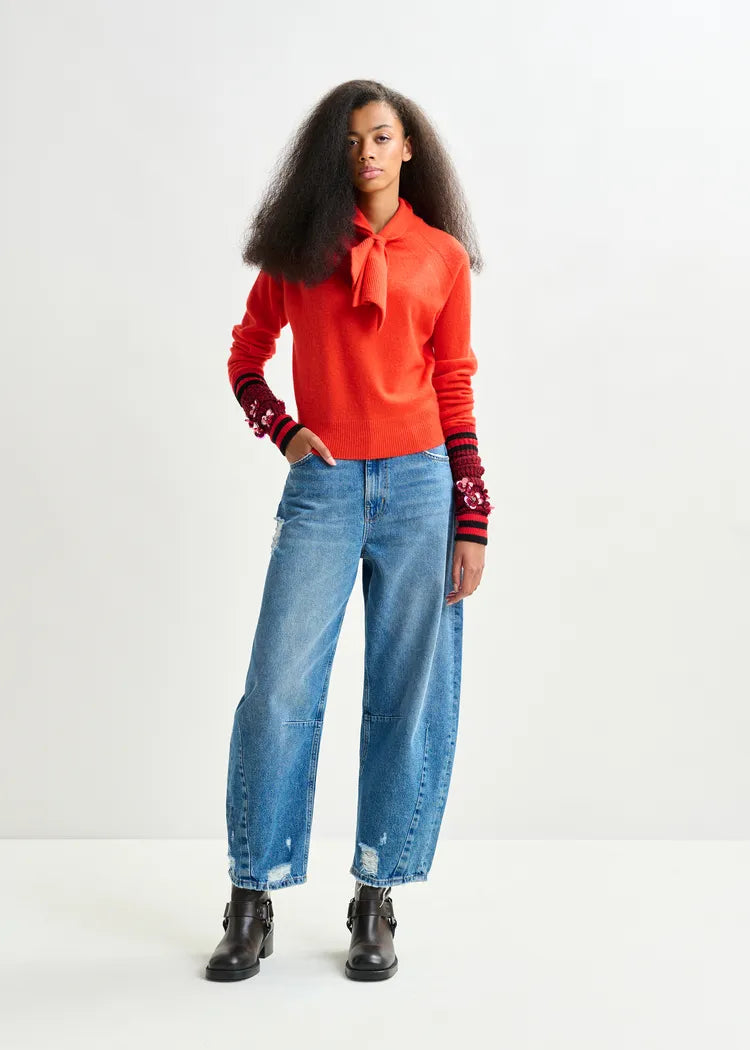Essentiel Antwerp Invited Poppy Cashmere Jumper
