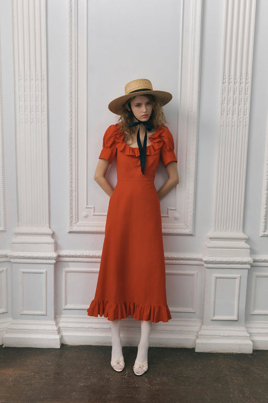 Queens Of Archive Darcy Tomato Red