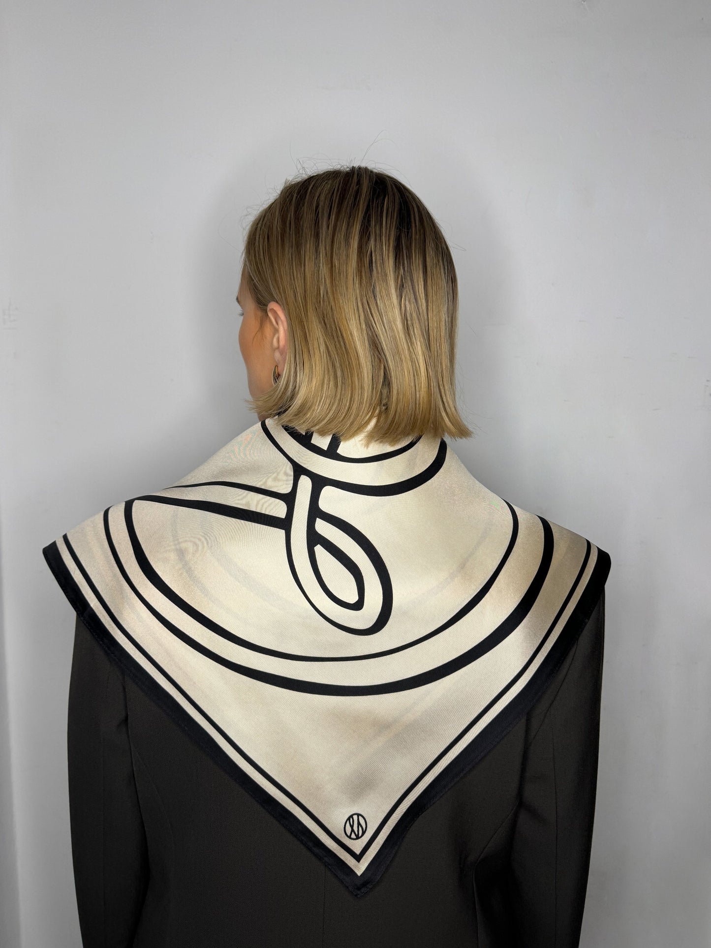 Lescarf Large Monogram Sand Scarf