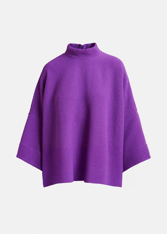 Essentiel Antwerp Iscratch Mauve kimono Style Top