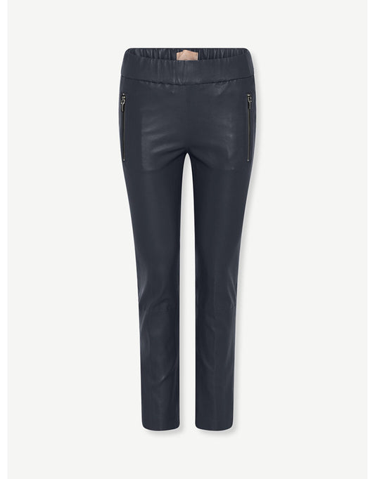 Gustav Doa 7/8 Flare Leather Navy