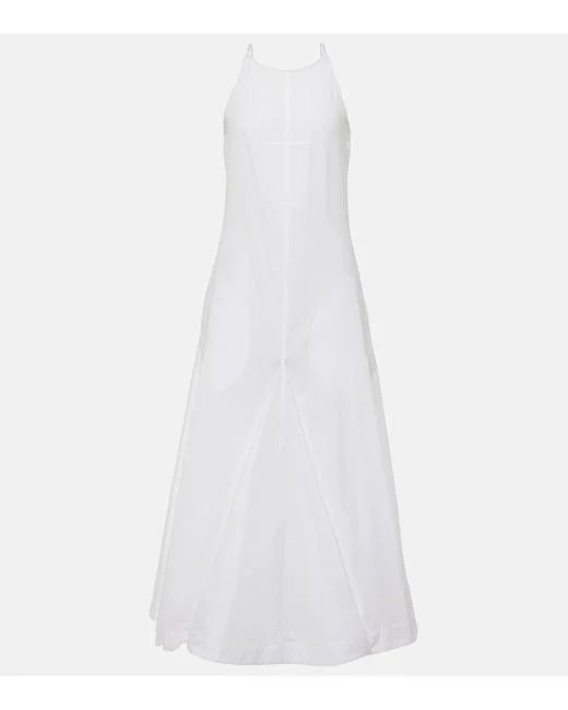 Cacus White Cotton Dress