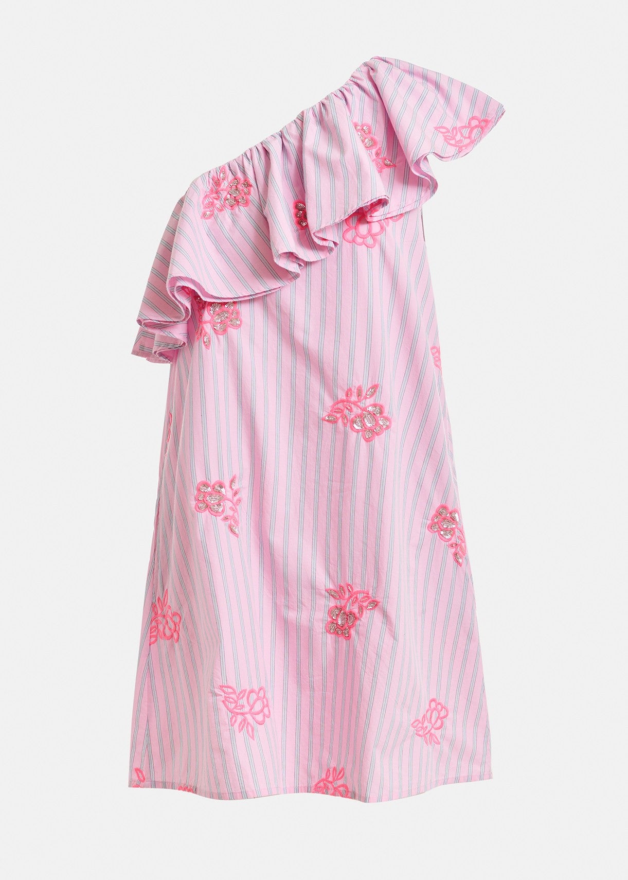 Essentiel Antwerp Jusjus Asymmetric Ruffle Dress – Kimono