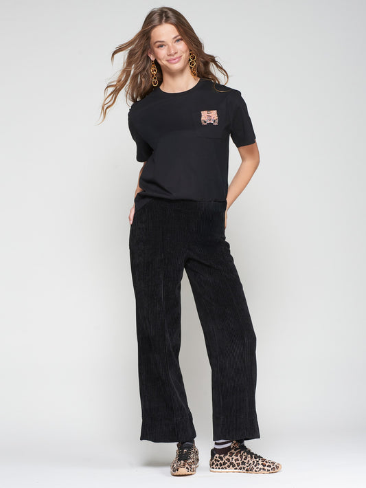 Vilagallo Corduroy Trousers Black