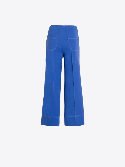 Vilagallo Wide Leg Trousers Blue