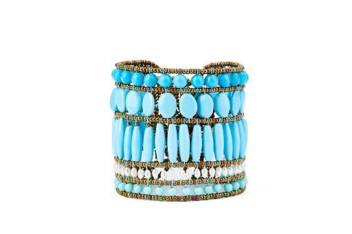 Monocromo Blue Turquoise Bracelet