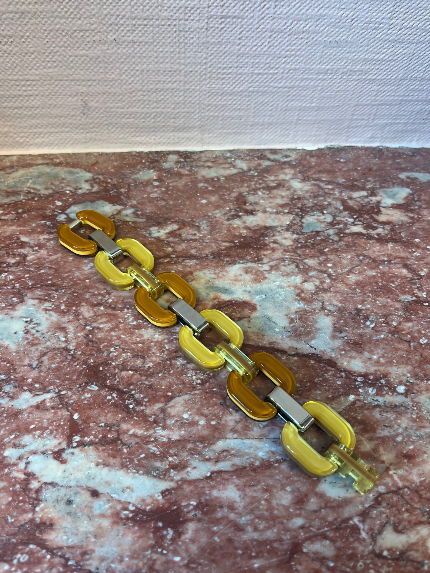 XAVIER DERMONE Two Tone Mustard Bracelet